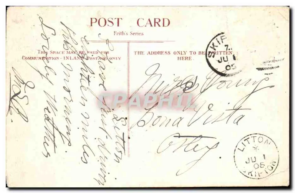 Hubberholme Kirche — Innenraum — Frith's Series - Rückseite