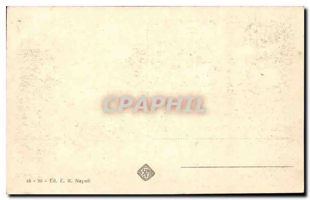 NAPOLI - Piazza Torretta — Ansicht der Plaza mit Straßenbahn und Pferden — Ed. E. R. Napoli - Rückseite