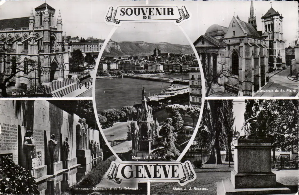 Genebra — Lembrete da cidade — Éditions Jaeger - Frente