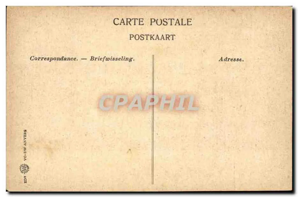 Ostende — Pôr do sol - Verso