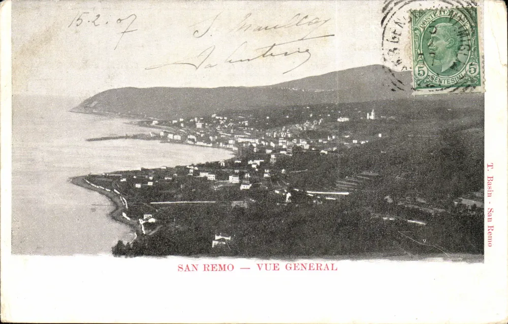 San Remo — Allgemeiner Blick — T. Basin, San Remo - Vorderseite