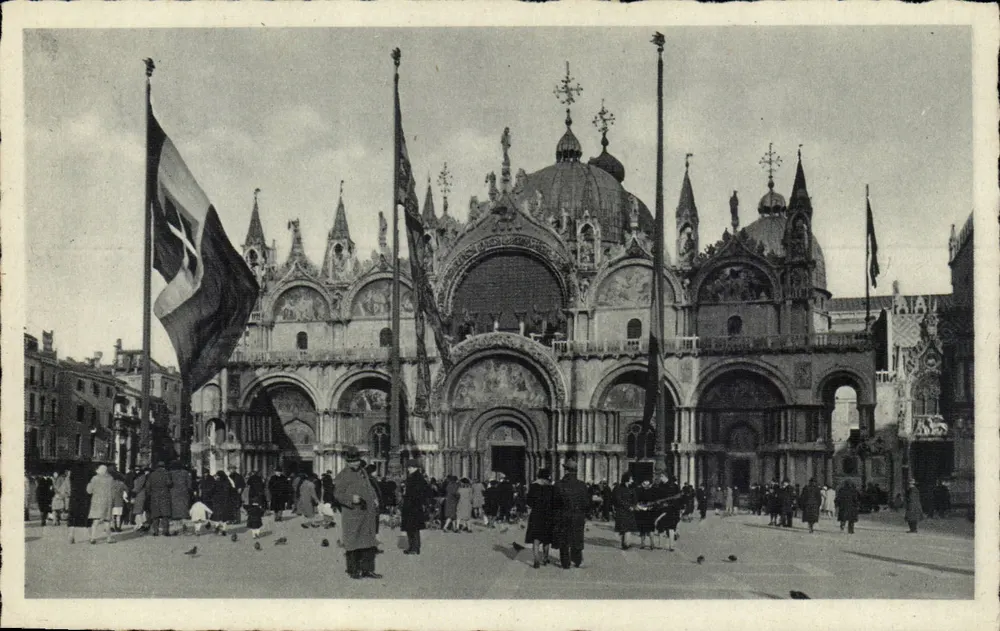Venice - Basilica Saint-Marc — éditeur Becamé, n° de série 1933 - Vorderseite