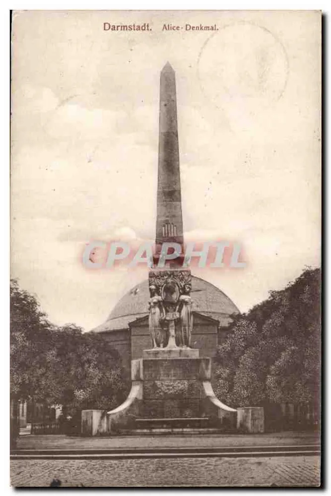 Darmstadt. Alice-Denkmal. - Vorderseite