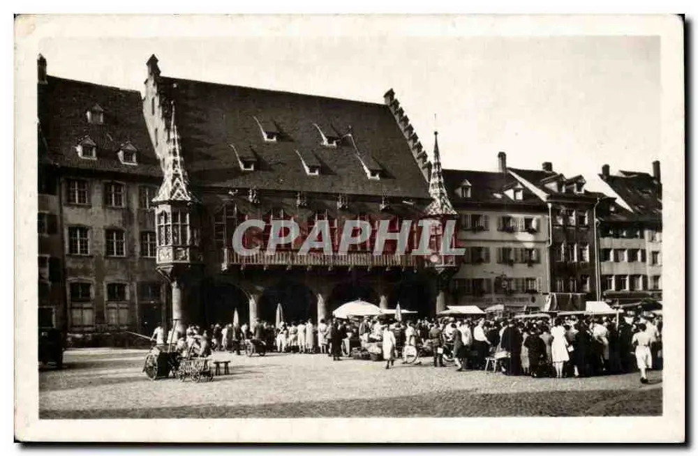 Freiburg im Breisgau — Place du Marché — Verlag Nicol - Vorderseite