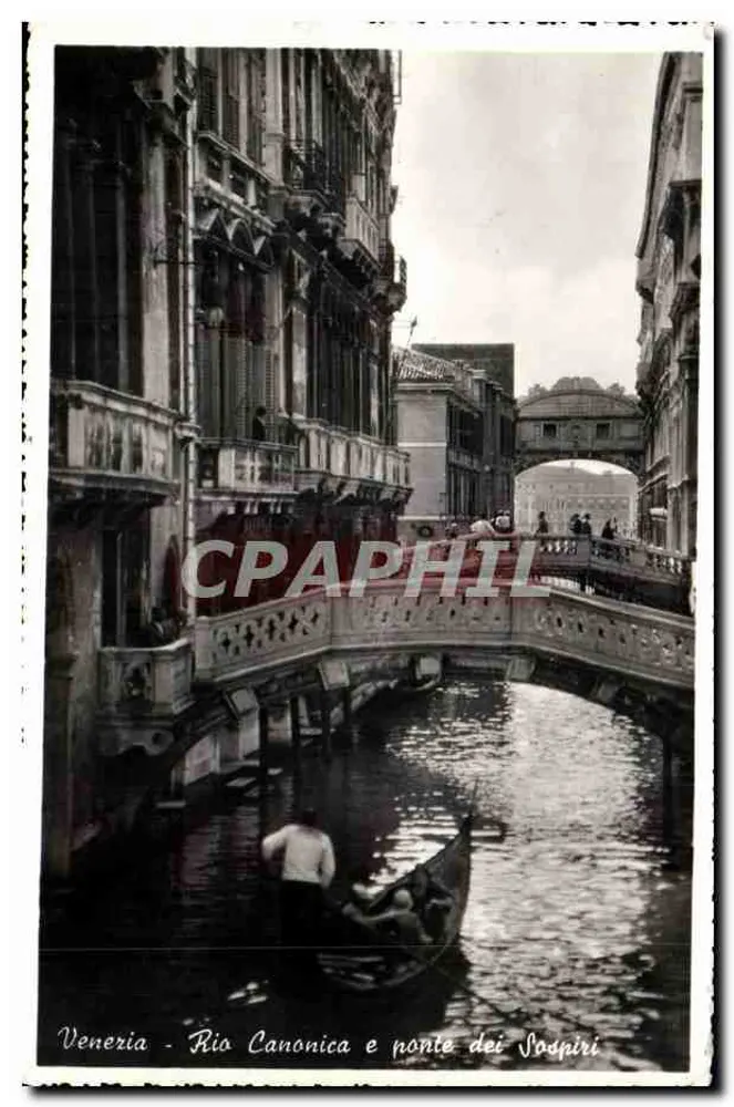 Venedig - Rio Canonica und Ponte dei Sospiri — Edition Ardo - Vorderseite