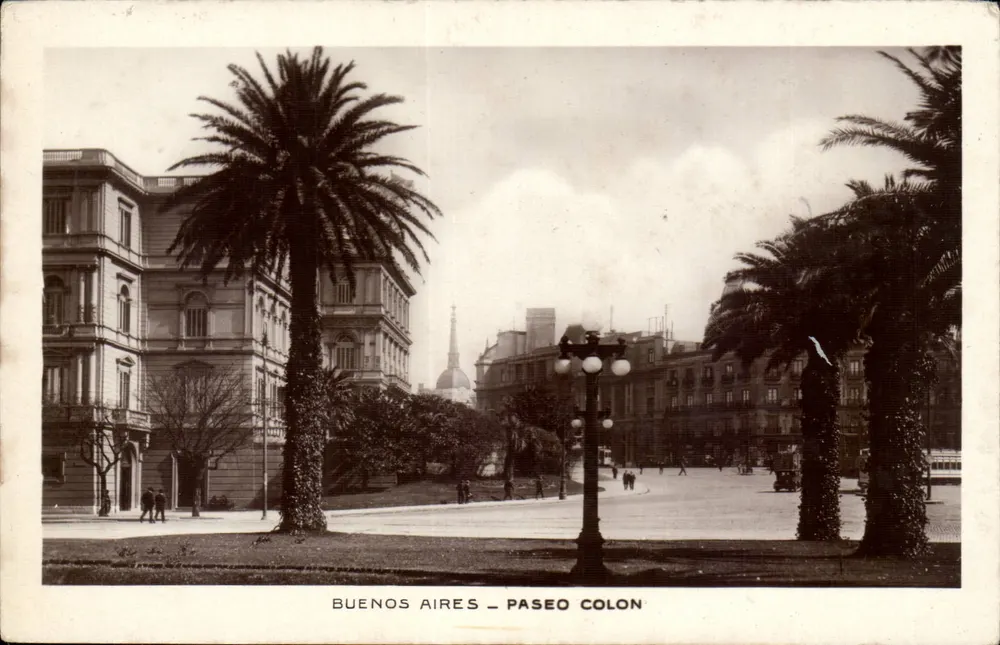Buenos Aires — Paseo Colon — G. Bourquin y Cía, Nr. 615 - Vorderseite