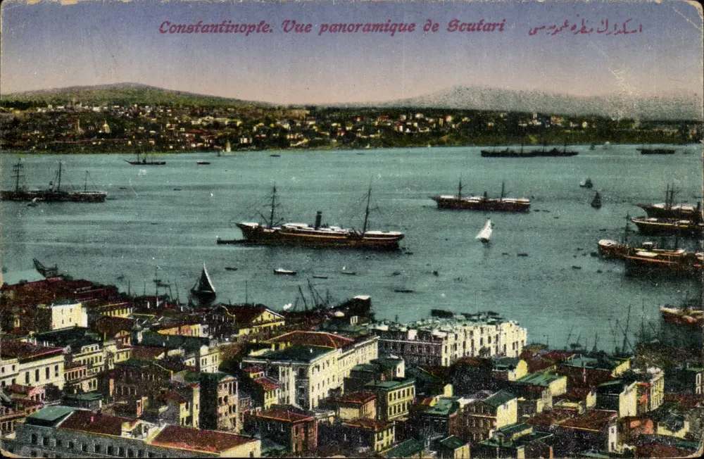 Constantinople. Vue panoramique de Scutari — éditeur inconnu, n° de série non visible - Recto