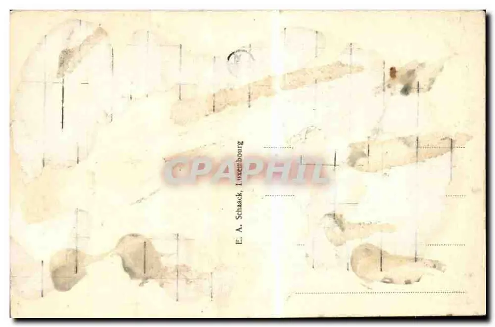 Luxemburgo - O Palácio Granducal — Editor E. A. Schaack - Verso