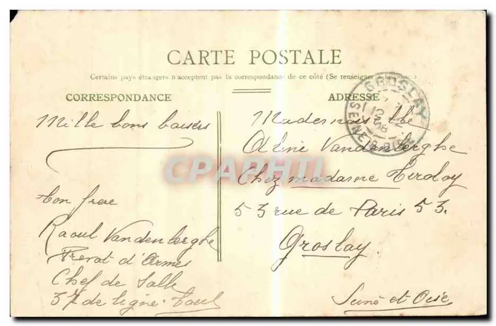 Nice — Avenue Felix Faure — Édition Baud, Nice - Verso