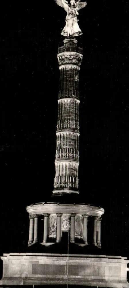 Berlín — Columna de la victoria (Siegessäule) — editor Kunst und Bild Berlin-Charlottenburg - Anverso