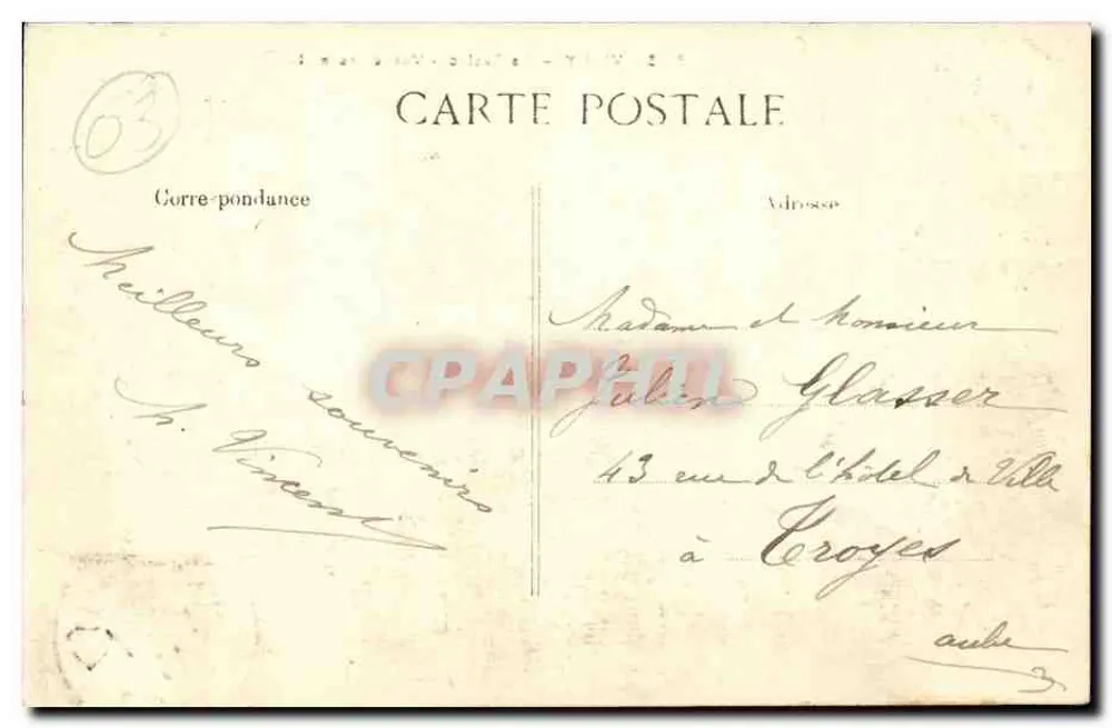 Vichy — O Casino — Vista geral — Editor: Vichy, n° 3068 - Verso