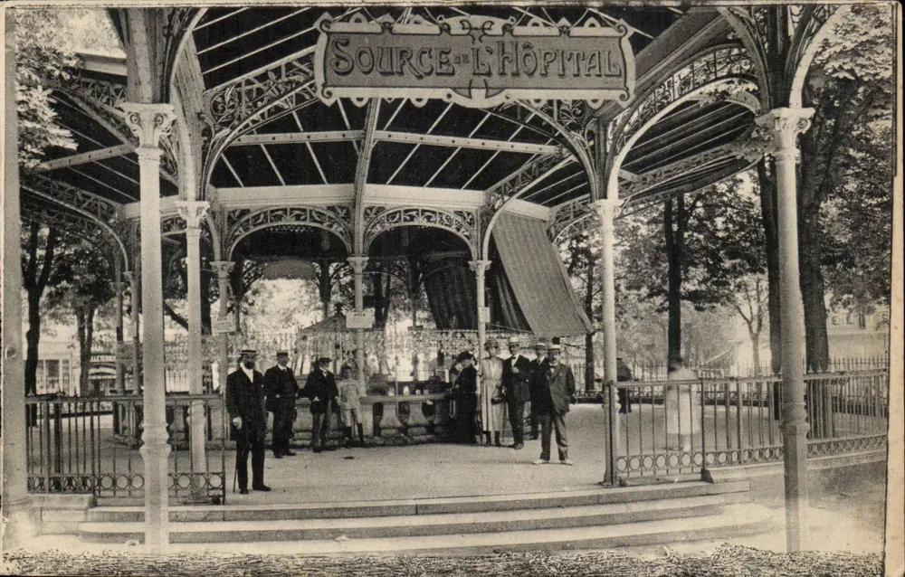 Źródło Szpitalne — Vichy — Fototypia Paryż - Awers