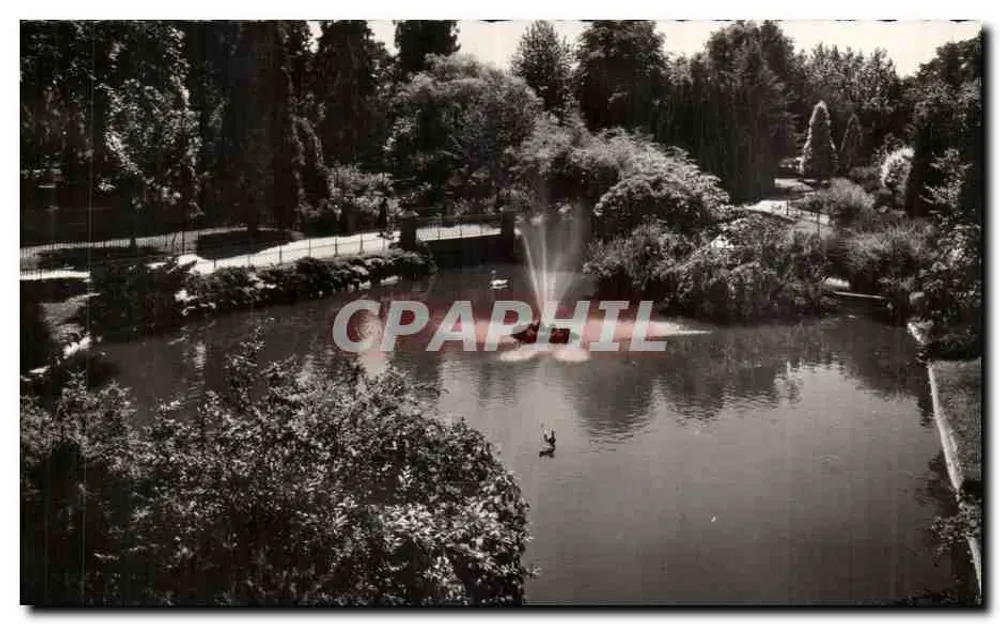 Vichy (Allier) — Der Schwanenteich in den großen Parks — Edit. « La Cigogne » Place de l'Hôtel-de-Ville, Vichy, Laconte - Vorderseite