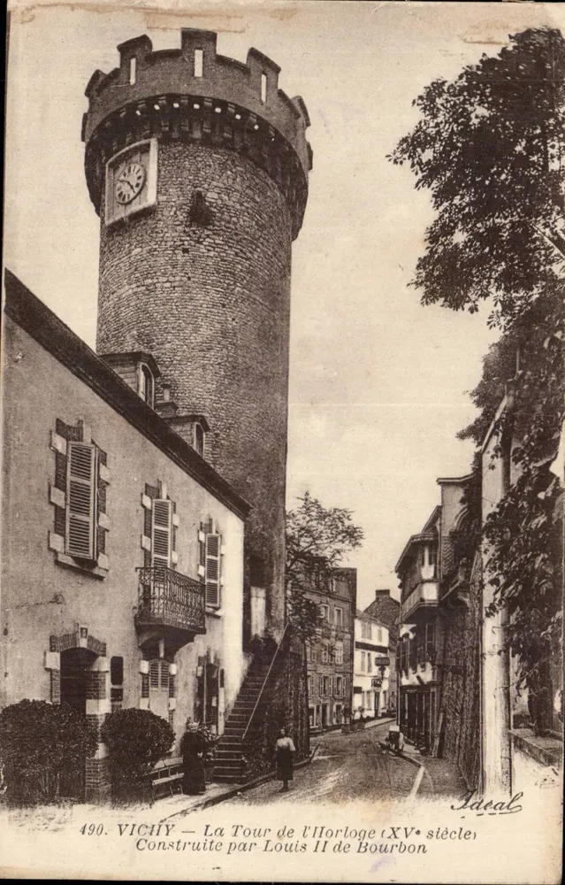Vichy — Die Uhrenturm (15. Jahrhundert) — Ideal 490 - Vorderseite