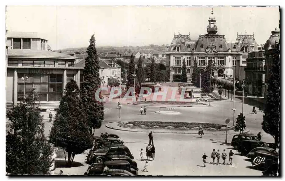Vichy - Place de l'Hôtel-de-Ville — Panoramablick — Réal-Photo, n°155 - Vorderseite