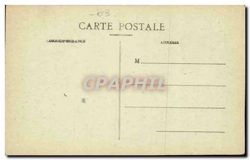 Vichy — Vista sobre o rio Allier — Edição L. O. - Verso