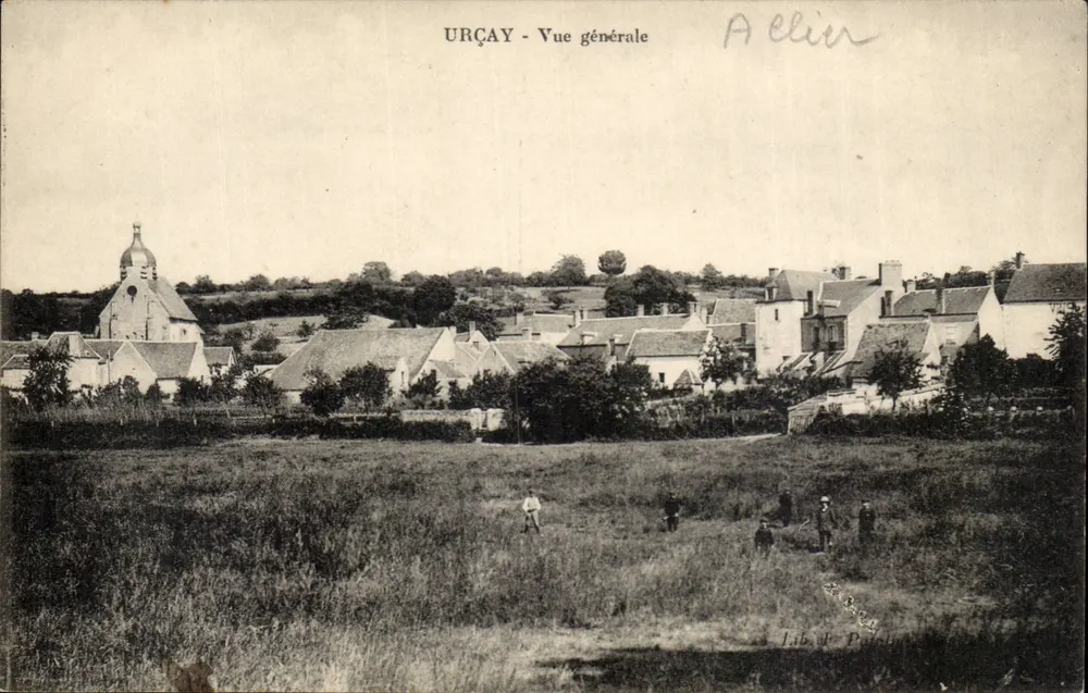 Urçay - Vista geral — Lib. F. Polin - Frente