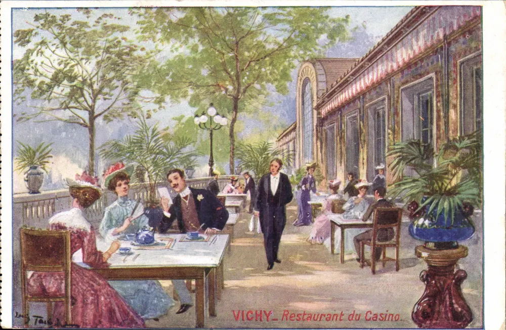 विची — कैसिनो के रेस्तरां — एडिटर लुई टांगी - आगे