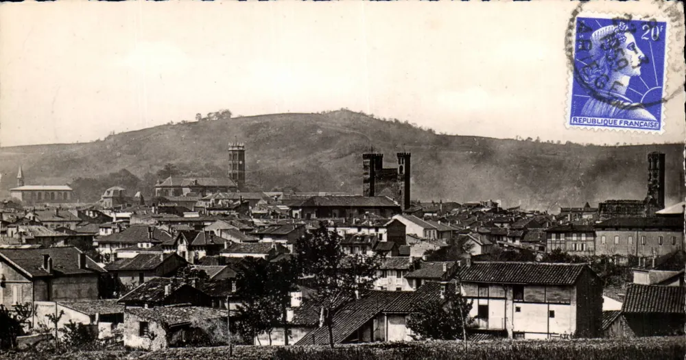 Pamiers (Ariège) — Allgemeiner Blick vom Care aus — S.N.E. - NARBONNE - Vorderseite