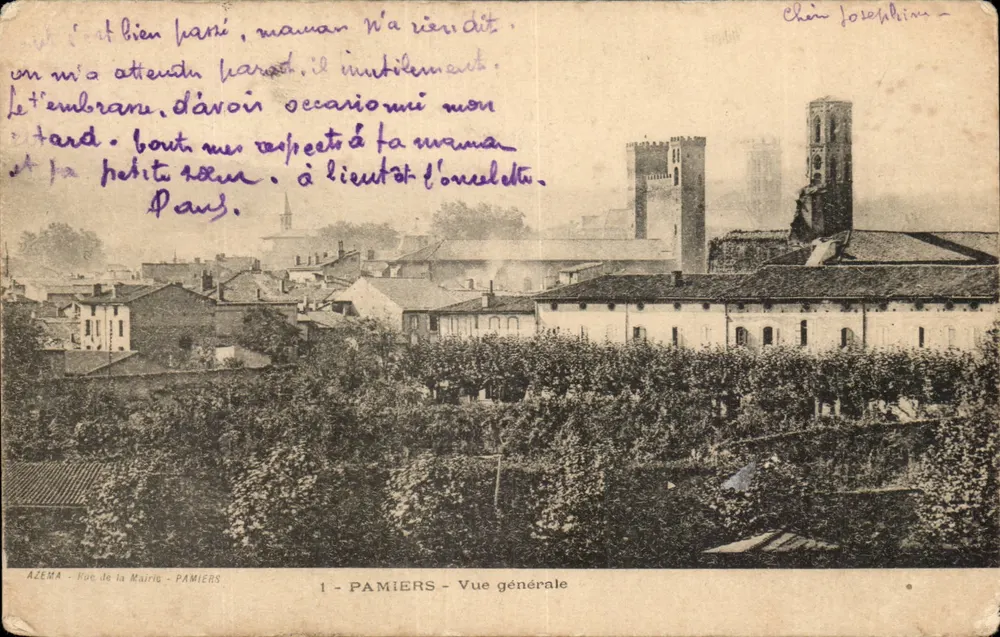 Pamiers — Vista geral — AZEMA - Rue de la Mairie - Frente