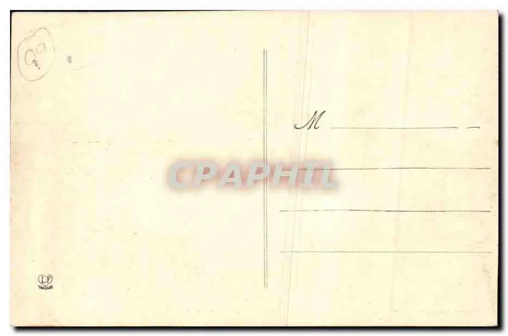 Pamiers - Voorzijde van het stadhuis — Fototypie Lahouche Frères, Toulouse, n°413 - Achterkant