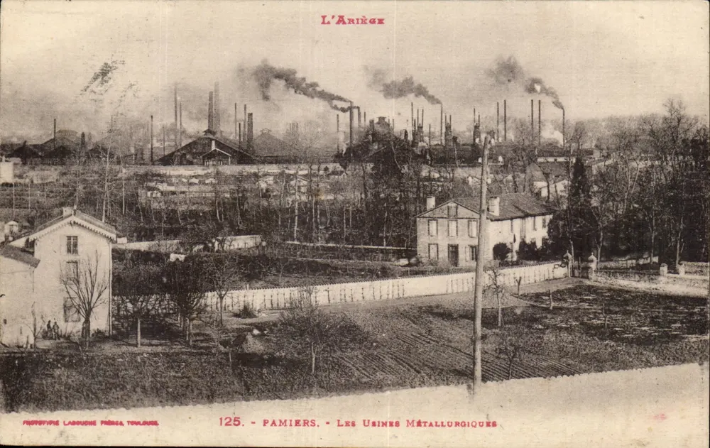Pamiers — Las Industrias Metalúrgicas — L'Ariège — 125 — Prototipo Labouche Frères, Toulouse - Anverso