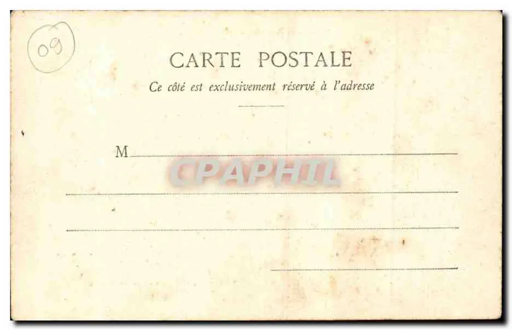 Vila de Oust e o Montvallier — Pirineus Ariégeois — Fototipia Labouche frères, Toulouse, n°243 - Verso