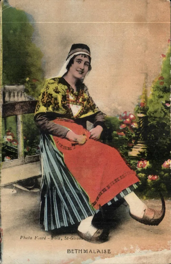 Mulher berberes — Bethmalaise — Foto Fauré - Poix, St-Girons - Frente