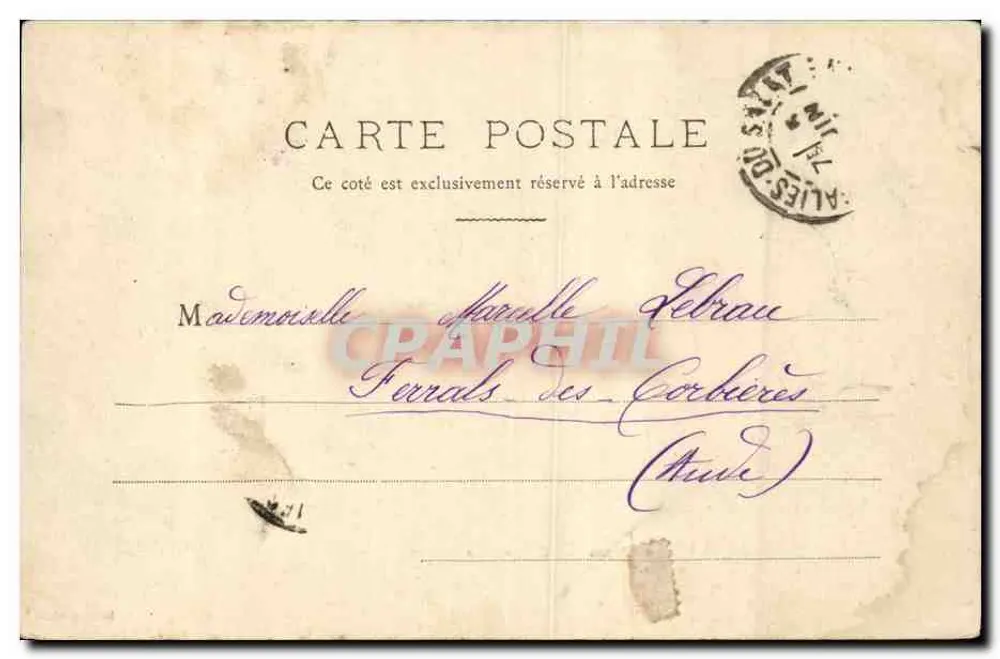 Carrie-Aulus — Casino-Club — P. Bonnés, Saint-Girons - Rückseite