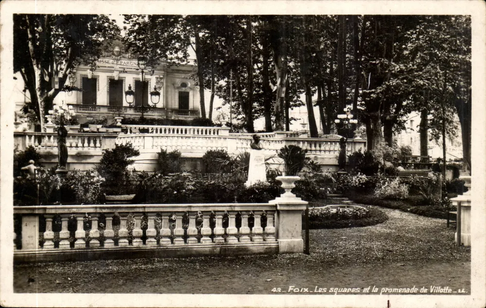 Foix. Die Plätze und die Promenade Villotte — Nr. 43 — Verlag Levy et Neudem Réunis, Paris - Vorderseite