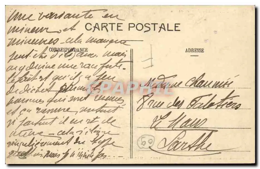Die Alten Gebete — Gruppe der Liagoures — Phototypie Labouche Frères, Toulouse, n° 1085 - Rückseite