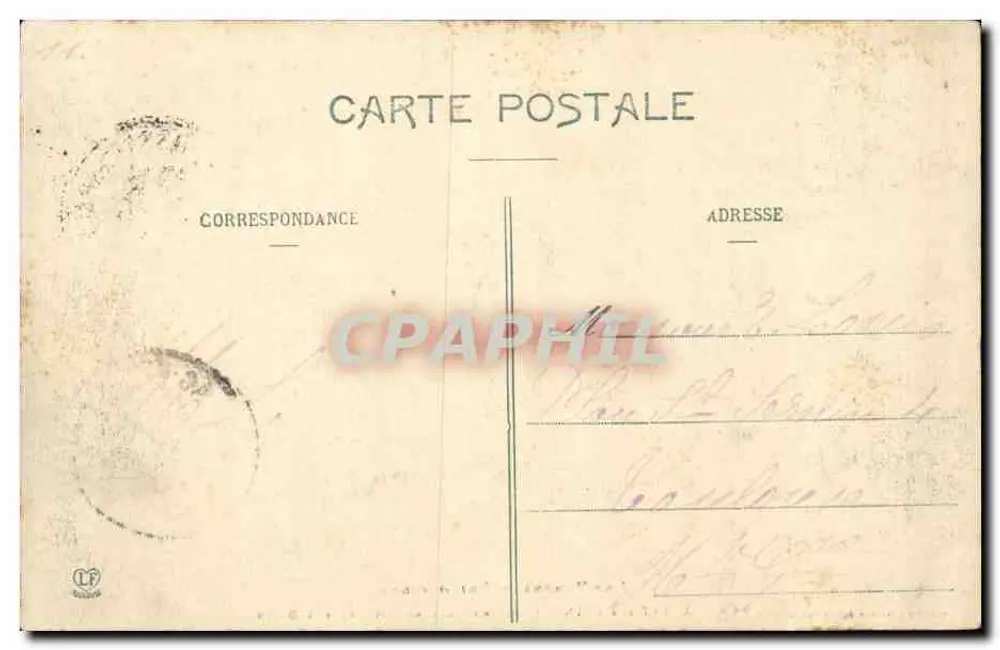 Ussat-les-Bains — Die Kapelle und das Badehotel — Bezeichnet als Lassuchet, Toulouse - Rückseite