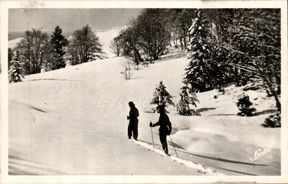 Montferrier, nahe Lavelanet (Ariège) — Richtung Skigebiet — Editions NARDO, Toulouse - Vorderseite