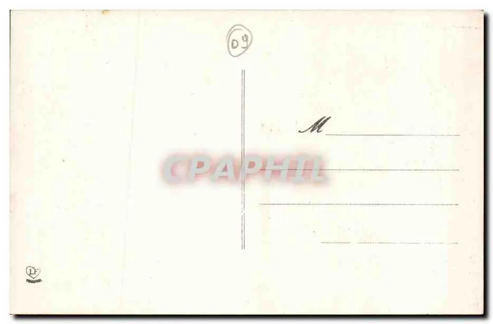 Ussat-les-Bains - Maison Rousse-Conte und Villa des Rooks — Foto. Labouche Fr. - Toulouse - Rückseite