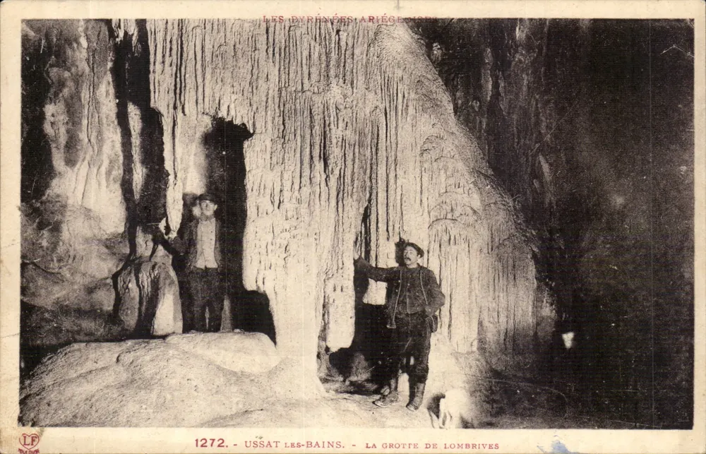 Ussat-les-Bains — Die Höhle von Lombrièves — Verlag LF, Nr. 1272 - Vorderseite
