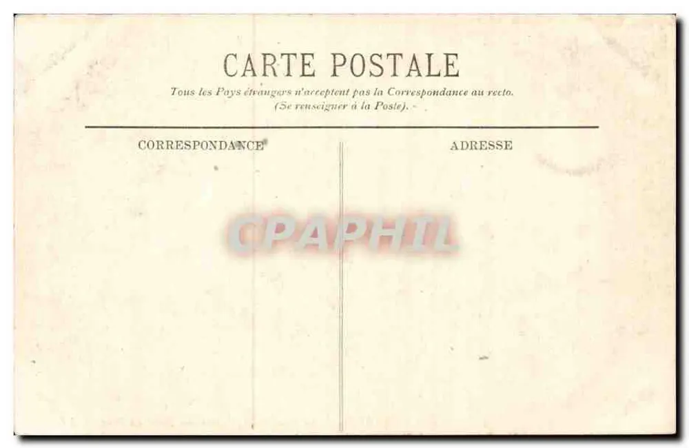 Cauterets — A Praça Saint-Martin — Hotel du Parc — LL. - Verso