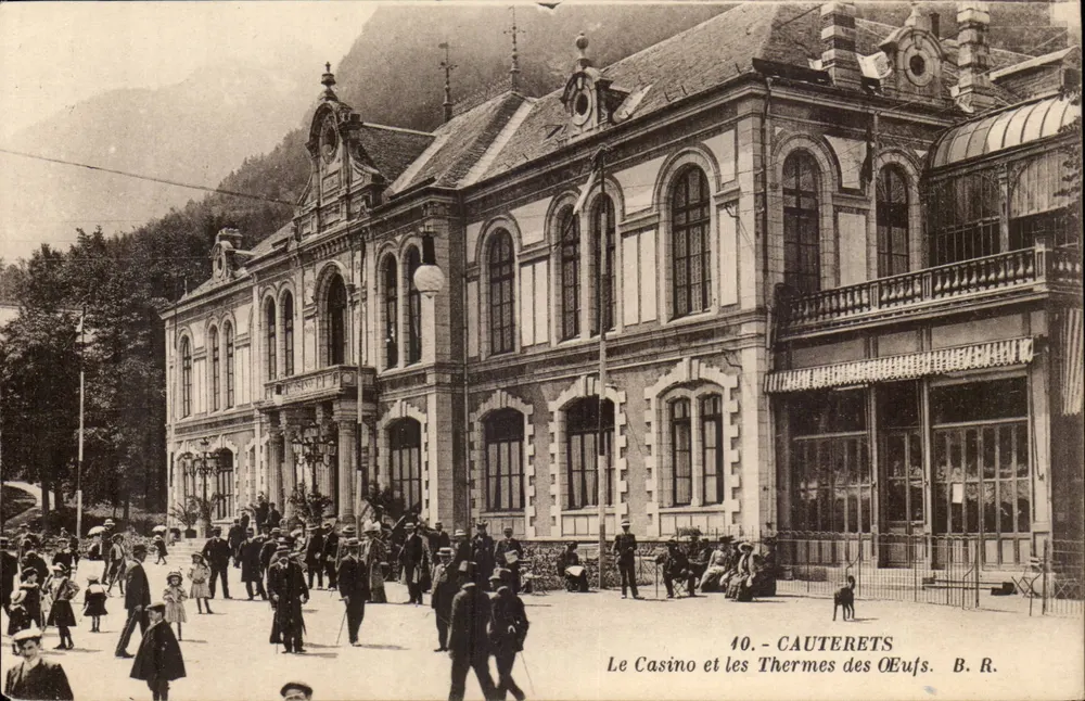 Das Casino und die Thermalbäder der Eier — Cauterets — B. R. — n°40 - Vorderseite