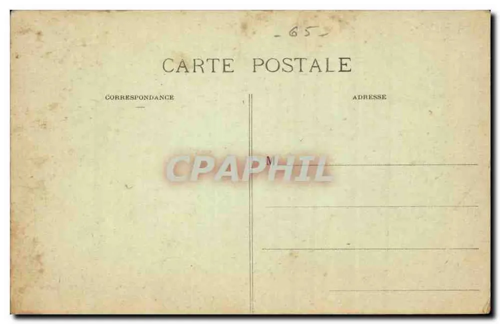 Cauterets — Die Bains du Petit Saint-Sauveur — Marcel Delboy, Phototypie, Bordeaux - Rückseite