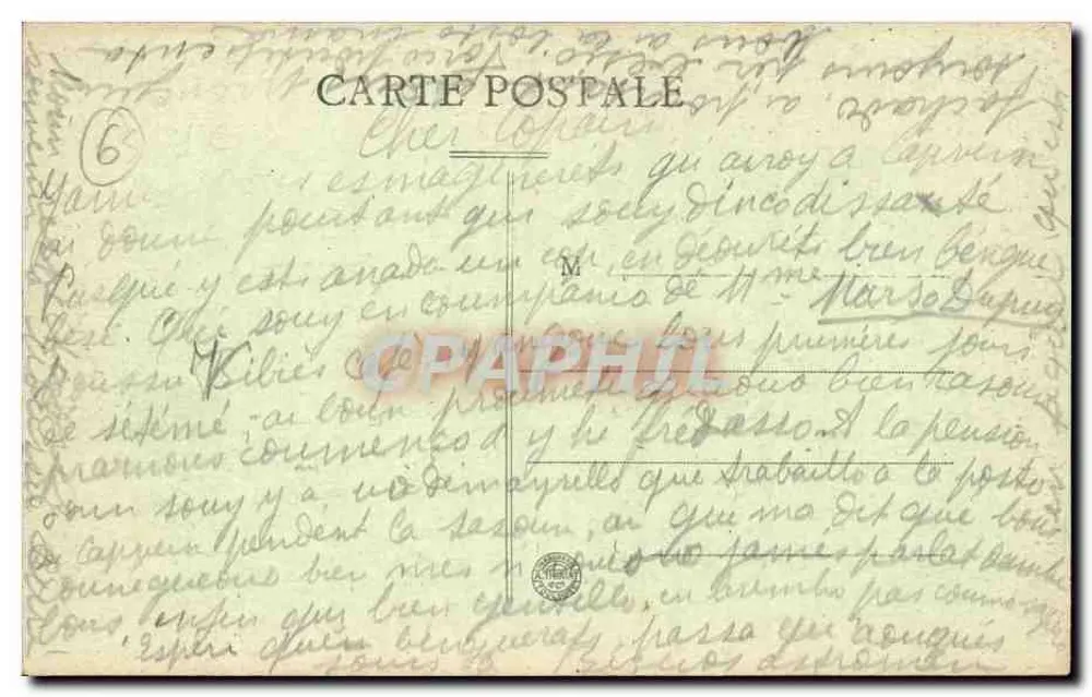 Capvern-les-Bains (H.-P.) — Interior da Capela — Bonjour & Cie, n°26 - Verso
