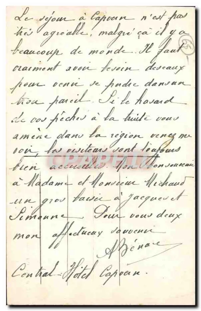 VERN-les-BAINS (H.-P.) — बौरिडे के रास्ता - पीछे