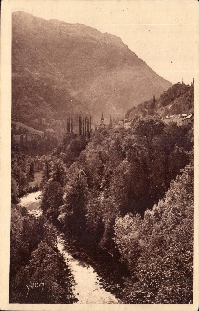 Luz-Saint-Sauveur e o Gave — A Doce França — Tirage especial de l'Entraide Unioniste - Frente