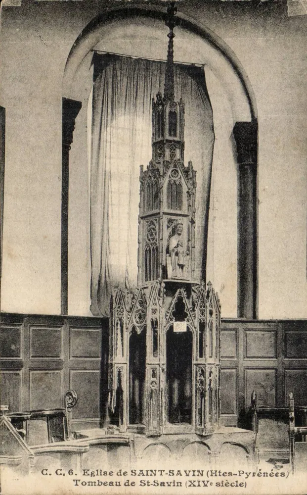 Túmulo de São Savin — Igreja de São Savin (Altas Pirineus) — C.C. n°6 - Frente