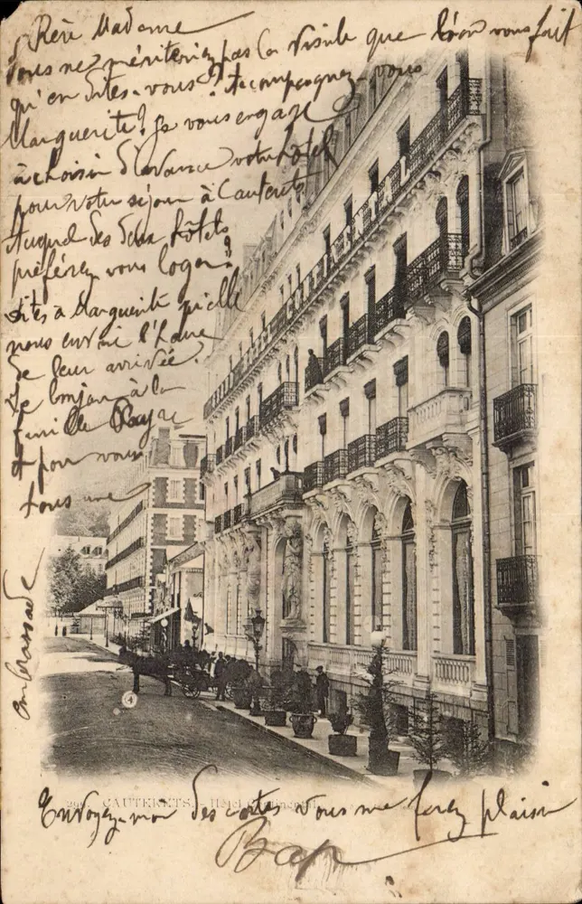 Hotel da Ópera — Cauterets — editor: Cauterets, Hotel da Ópera - Frente