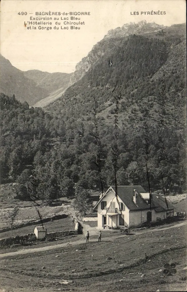 Bagnères-de-Bigorre — Excursão ao Lago Azul e à Garganta do Chiroulet — Editor Les Pyrénées, n°490 - Frente