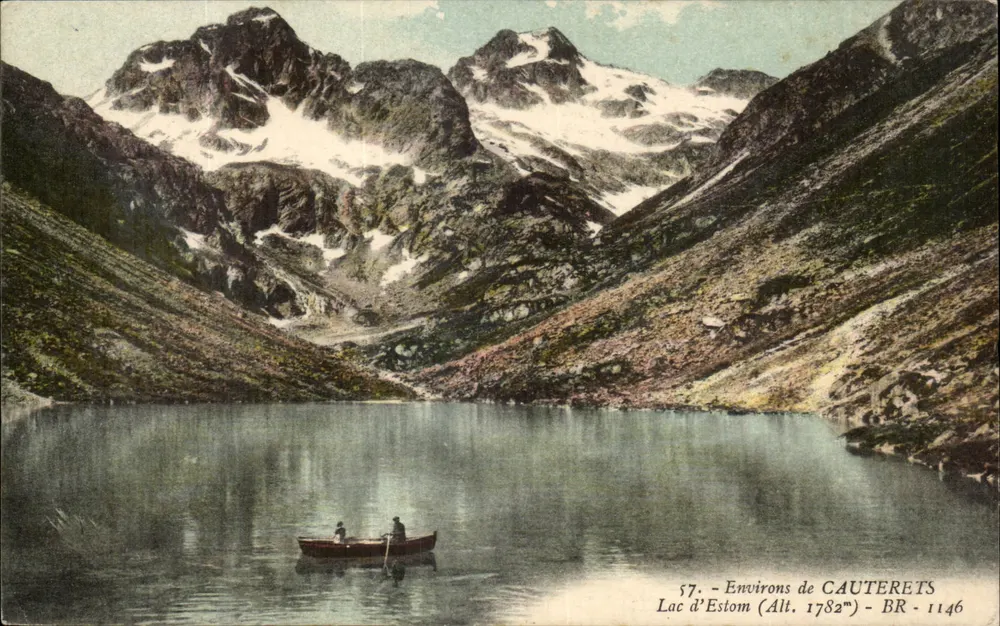 Lago d'Estom (Alt. 1782m) — Arredores de CAUTERETS — BR - 1146 - Frente