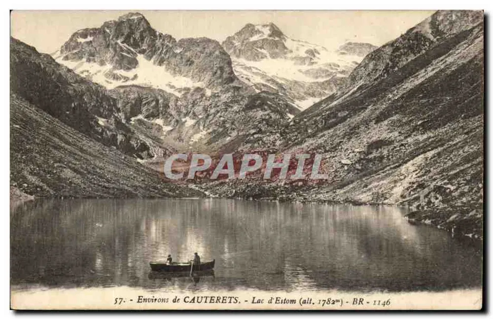Arredores de CAUTERETS — Lago d'Estom (alt. 1782m) — BR - 1146 - Frente