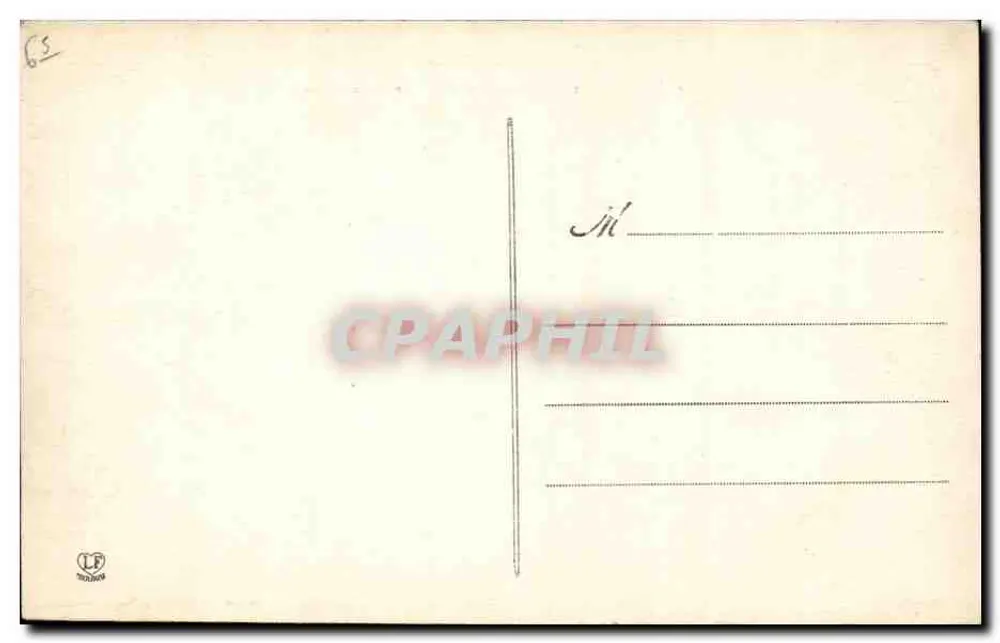 O Circo de Gavarnie - Parte esquerda — Hautes-Pyrénées — editor P. Léonard, Toulouse, n° 1371 - Verso