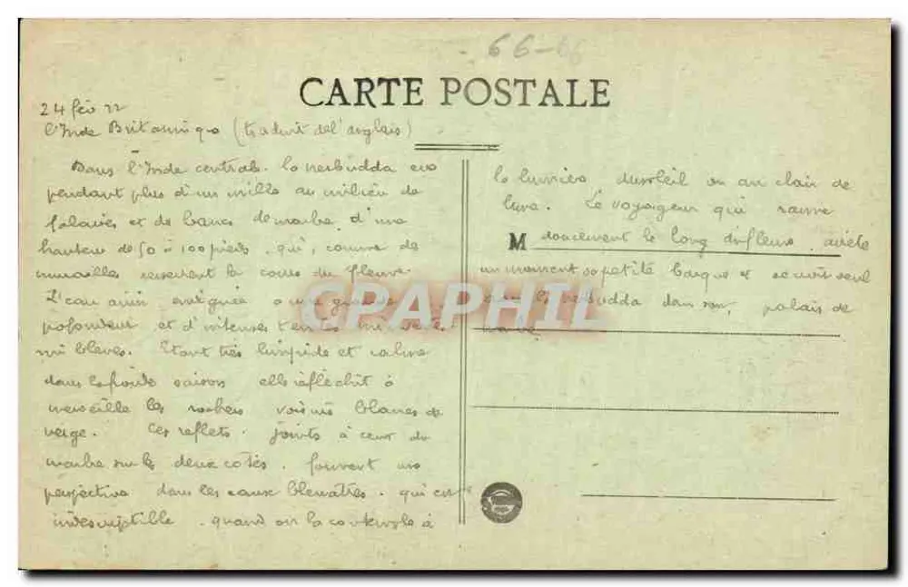 Amélie-les-Bains — Cascata de Montallan — Livraria Xataïd - Verso