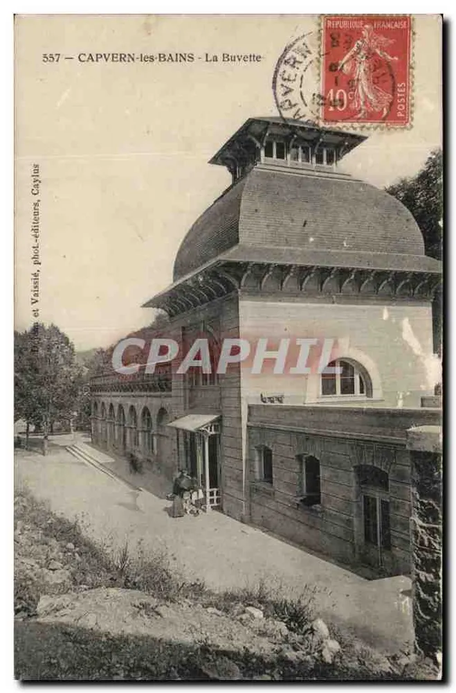 CAPVERN-LES-BAINS - A Buvette — editor Vainsit e Vainsit, n° 557 - Frente