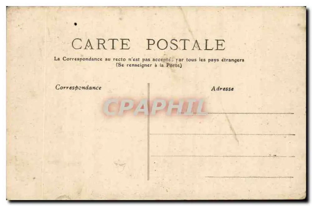 Cauterets — Ascension des Agudes — Édition A. Ducassé, Cauterets - Rückseite